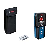 Bosch Professional Ortungsgerät GMS 120-27 (2xAA Batterien, max. Detektionstiefe Nicht-magnetisches Metall/magnetisches Metall/Spannungsführende Leitungen/Holz: 120/100/50/30 mm, Schutztasche)