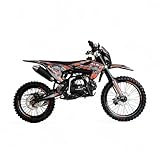 Alfarad T6 150cc19/16 Zoll Dirtbike Dirt Bike CrossBike Enduro pocket Pitbike PocketBike Motocross Motorrad Motorbike Motorsport Pit Fahrzeug Pocket Vollcross enduro Rennsport offroad Machine Orange