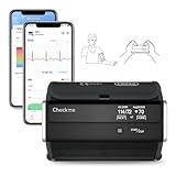 CheckMe BP2 Connect Blutdruckmessgerät Oberarm mit EKG und AI-Analysebericht,Mittelwert von 3 Messungen, Bluetooth & WiFi Verbindung, Pulsmesser, APP Unbegrenzte Datenverwaltung (Android&iOS)