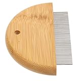 UPKOCH 1Stück Haustier Flohkamm aus Ergonomischer für Fellpflege von Hunden und Katzen Entfernt Tote Haare und Sorgt für Sanfte Massage für Regelmäßige