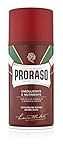 Proraso Rasierschaum RED - beruhigend mit Sandelholz-Öl und Shea-Butter - bei dichtem Barthaar 300 ml