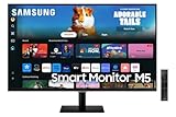 Samsung Monitor Smart LED VA M5 LS27DM500, 27', Full HD, 60Hz, HDR10, Black