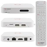 [Test SEHR GUT *] Octagon Spirit White 4K UHD Android TV Box, Dual Band WiFi WLAN, Bluetooth Fernbedienung, Sprachsteuerung, HDR10+, HLG, 2GB RAM & 32GB Flash, TV IP Receiver, Bluetooth 5.1, MeTV