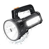 ERAY LED Taschenlampe 11000 lm Handscheinwerfer, 9600mAh Wiederaufladbar, 6 Modi, IPX4 Wasserdicht, Power Bank, Starke Flashlight Handlampe für Camping, Wandern, Notfall, Outdoor