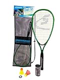 Speedminton Startset - Original Speed Badminton/Crossminton Starter Set inkl. 2 Schläger, 2 Speeder, Netztasche