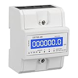 JOYELEC Dreiphasenzähler 3 Phasen 4Leiter 3x230V/400V 5–100A 50/60Hz Impulszähler Stromzähler digitaler LCD kalibriertes Stromverbrauchsmesser für DIN Hutschiene