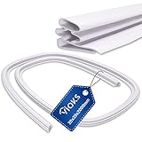 VIOKS Türdichtung 2m Weiß für Kühlschrank zum Selbstanfertigen/Kühlschrank Dichtung zum Zuschneiden Zubehör für Kühl Gefrierkombination