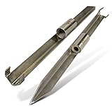 Black Cat Premium Edelstahl Rutenhalter Wels Angel Zubehör Bank Fischen, Diverse, 0,85 m