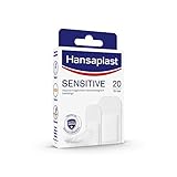 Hansaplast Sensitive Pflaster (20 Strips), hautfreundliche und hypoallergene Wundpflaster mit Bacteria Shield & sicherer Klebkraft, schmerzlos zu entfernende Pflaster