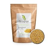 Nesafron Senfkörner Ganz – Gelbe Senfsamen zum Kochen, Einlegen & Marinieren – Naturgewürz ohne Zusatzstoffe – 1000 g