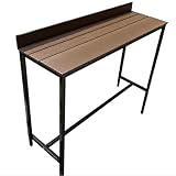 LLNWDNB Stehtisch Bistrotisch Schmaler Bartisch Terrassenbarhöhe Küchen Kneipenhöhe Schmaler Konsolentisch Langer Esstisch Couchtisch Für Kleine Räume Küche Café Esszimmer A,100 * 39 * 105