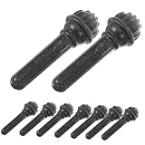 FRCOLOR 100 Stück Miniatur Mikrofone Spielzeugmikrofone Puppenzubehör für Dekoration Geburtstagsfeier Musikfans