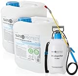 Nanoprotect Essigsäure | Inkl. Drucksprüher | Ideal als Reiniger und Entkalker | Für Haus und Garten | Premium Qualität – Made in Germany, 10 kg