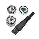 3 Stück SH90-Ersatzklingenköpfe, kompatibel mit Philips, Serie S9000, S9090, S9031, S9111, S9151, S9152, S9181, S9311, S9321, Rasierkopf
