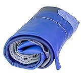 Langlauf Schuhbedarf Lederreste blau 1kg - verschiedene Blautöne - Lederstücke alle Stücke mind. DIN A3 - echtes Leder zum nähen - handverlesene Lederstücke - Leder zum basteln