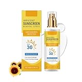 Haar- und Kopfhautschutzspray LSF 30, Sonnenschutz Für Die Kopfhaut, Nicht Fettend, Für Die Haare Und Beugt Troc, Erhält die Vitalität und Feuchtigkeit des Haares (1)