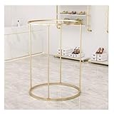 Robuster Kleiderständer aus Metall, multifunktionale Aufbewahrung und Präsentation für Schlafzimmer, abgerundete Kleiderstange für effizientes Kleidungsmanagement