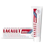 LACALUT AKTIV ZAHNCREME, 100ml Zahnpasta, sofort spürbare Straffung und Festigung des Zahnfleischs, effektive Zahnpflege & Zahnfleischpflege,1 x 100ml