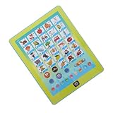 ORFOFE Arabisch Lernspielzeug Tablet mit Touchscreen und Soundbüchern Tragbare Frühe Lernmaschine für Vorschulkinder Fördert Buchstabenlaute und Kognitive Fähigkeiten Batteriebetrieben