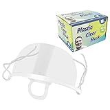 D.RECT Visier Gesichtsschutz Transparent Anti-Fog Wiederverwendbar Stück Schutzschild Transparentes Schutzvisier Gesichtsschild Visier Kinn Set 10 Stück