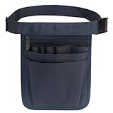 GNAUMORE Krankenschwester Gürteltasche Mit Mehreren Fächern,Krankenschwester Taschen Hüfttasche,Damen Krankenschwestertasche,Krankenschwester Tasche,Gürteltasche Einzelhandel,Kellner Tasche,Blau