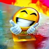 EBERiX · Smiley Pokal Funny · Kinderpokal mit Wunschgravur · Lustige Auszeichnung aus Acryl · Perfekt für Kindergeburtstage · Schulpreis & Spaßwettbewerbe · Personalisierbar