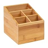 Westmark Küchen-Organizer/Tischbutler, 5 Fächer, Maße: 13 x 13,5 x 16 cm, Bambus, Tapas + Friends, Hellbraun, 69842270