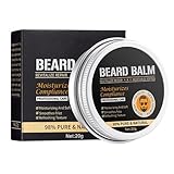Bartbalsam für Männer, Männer-Bartwachs-Beard, Bart Balsam, Balm-pflegender Bart, Balsam-Herren Geschenke-Bartpflege, Balsam-leichte und tiefgreifende Bartpflege-formt, pflegt und macht raues Bart (C)