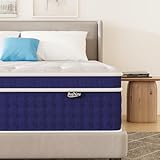 Bednew Matratze 160 x 200 cm, Taschenfederkernmatratze, 7-Zonen Kaltschaummatratze, Härtegrad 3, ÖkoTex Zertifiziert, Federkernmatratze mit Komfortschaum und Microfaser-Bezug, Höhe 30cm