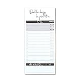 FEENSTAUB Liste DIN Block, Notizblock zum Abreißen, Organizer 50 Blatt Denkzettel, Don´t be busy, Schreibblock klein, Planungsblock, To-do Liste, Schreibtisch Block, kleiner Notizblock zum Abhaken