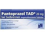 Pantoprazol TAD 20 mg bei Sodbrennen: Magensaftresistente Tabletten gegen Reflux-Symptome (z. B. Sodbrennen, saures Aufstoßen), 14 Stk.