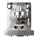 Cecotec Espressomaschine Barista Baristeo Classic. 2700 W, 15 Bar Pumpe, PID-Steuerung, Doppelte Erwärmung, 2,5L Wassertank, Dampfer, Professionelle Griffe, Crema-Extraktion, Professionelles Design