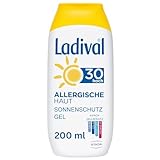 Ladival Allergische Haut Sonnenschutz Gel LSF 30 – Parfümfreies Sonnengel für Allergiker – ohne Farb- und Konservierungsstoffe, wasserfest – 1 x 200 ml