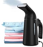 Blesgam Steamer Dampfglätter, 40S Aufwärmzeit Reise Dampfglätter Hemdenbügler, 700W Reisebügeleisen Dampfbürste für Kleidung, Reisen und Zuhause, Dampfbügeleisen Reise Steamer, GY169, Schwarz