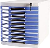 Aktenschrankschloss, Aktenschrank, Schreibtischschrank, Aufbewahrungsbox, Schreibtisch-Aufbewahrungsschrank, Aufbewahrungsbox (Blue One Size)