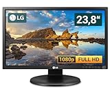 LG Flatron 24MB35PY 24 Zoll Business Computer Monitor, Desktop Gaming Monitor, Full HD (VGA - DisplayPort - DVI - Lautsprecher - USB-HUB - VESA), PC Bildschirm, schwarz