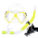 Taucher- und Schnorchelmaske, Maske und Taucherbrille Erwachsene - Erwachsene Diving Maske Maske Snoney Set - Anti-Light und Torschutz, Professionelle Tauchausrüstung, Panoramablick, r