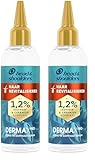 Head & Shoulders DermaXPro Haar Revitalisierer Serum 145ml mit Koffein und Ceramide-Komplex, Verdichtet Sofort die Haarfasern und Verbessert die Haarerhaltung, Leichtes Gefühl (Packung mit 2)
