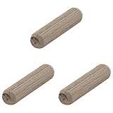 wolfcraft 2939000 – 30 Dornen langen, Holz Buche für Undercover Jig Ø 9,5 x 40 mm, d:9,5 x 40mm (Packung mit 3)