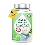 EinBär® Wasserbalance – 7-fach Brennnessel-Komplex mit Magnesium, Rosskastanie & Gotu Kola – 90 vegane Kapseln zur Unterstützung des Wasserhaushalts – laborgeprüft