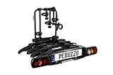 Peruzzo PZ708-4 708/4 Pure Instinct 4 Fahrradträger Anhängerkupplung 4 Fahrrad, schwarz, 100 x 80 x 70 cm