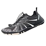 Fulidngzg Wasserschuhe Herren Atmungsaktiv 38 Hallux Valgus Schuhe Bequeme Schuhe Sommer Sport Wasserschuhe Barfußschuhe Ultraleicht Wandern Barefoot Shoes Strandschuhe Yoga Rutschfest Badeschuhe