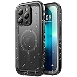 SPORTLINK für iPhone 13 Pro Wasserdicht Hülle - 360 Grad Outdoor Schutzhülle kameraschutz Displayschutz[ mit MagSafe][IP68 Waterproof] [6FT Stoßfeste Hard Case ] Magnetisch handyhülle Schwarz 6,1'