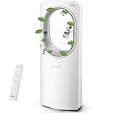 Zilan Turmventilator mit Fernbedienung Aircooler Luftkühler Design Standventilator energiesparend leise oszillierend Bodenventilator Säulenventilator mit Kühlung Tower Fan Mobile Klimaanlage