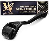 Derma Roller for Skin, Hair & Beard – Women and Men Titanium Microneedling Roller for Face & Scalp, Safe & Easy to Use