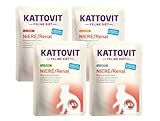 Kattovit Feline Diet Niere/Renal Nassfutter 20 x 85g Bundle | Diätfutter für Katzen bei Niereninsuffizienz | 4 Sorten Rind, Huhn, Pute & Ente | Spezialnahrung bei Nierenschwäche