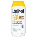 Ladival Kinder bei Allergischer Haut Sonnenschutz Gel LSF 50+ – geeignet bei Sonnenallergie – Parfümfrei, ohne Farb- und Konservierungsstoffe – wasserfest – 1 x 200 ml