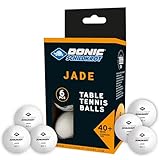 Tischtennisball Jade, Poly 40+ Qualität, 6 STK.im Karton, Weiß