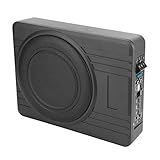 Generic Unter Dem Subwoofer des Stuhls, Aluminiumlegierung Ultra Thin Audiobas Speaker für das Autoanpassung