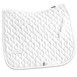 AIKO Pure Essential Dressur Schabracke mit Klettverschluss Weiss